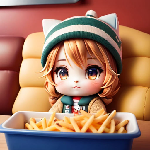 Cat and the Poutine Loving Panda
