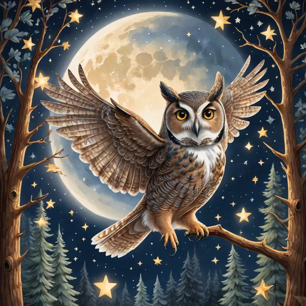 The Moonlit Adventure of Luna the Owl