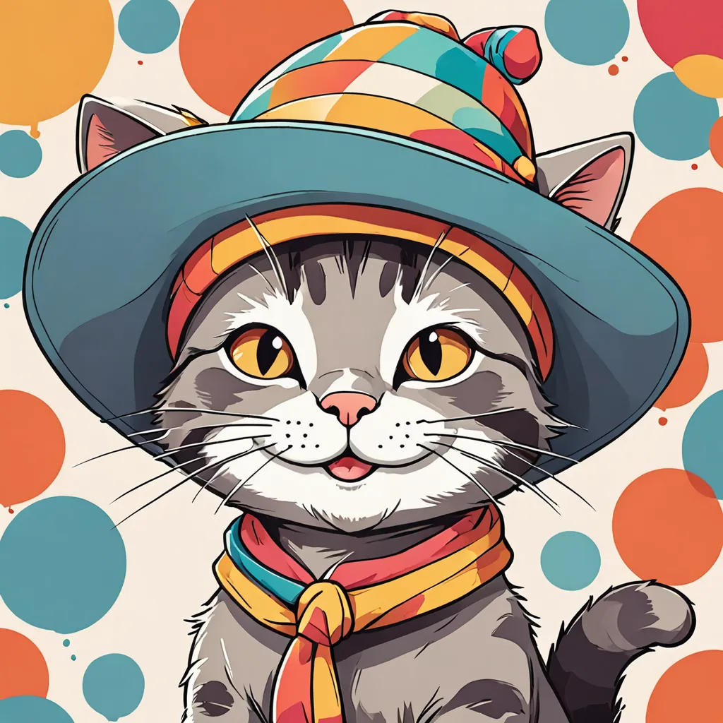 The Funny Hat Cat