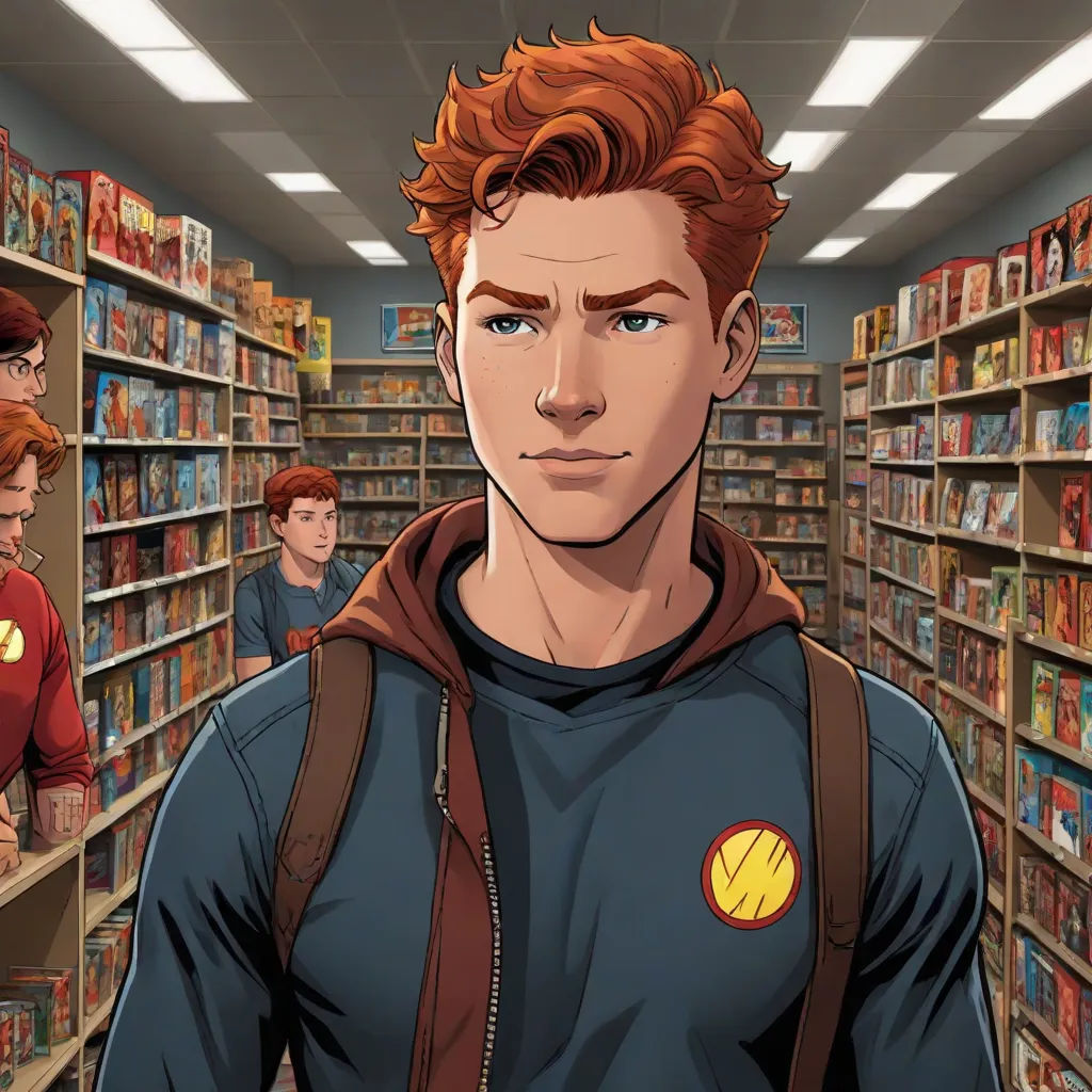 a cartoon of a man in a library with other people in the background looking at him and smiling at the camera, a comic book panel, Altichiero, sots art, graphic novel