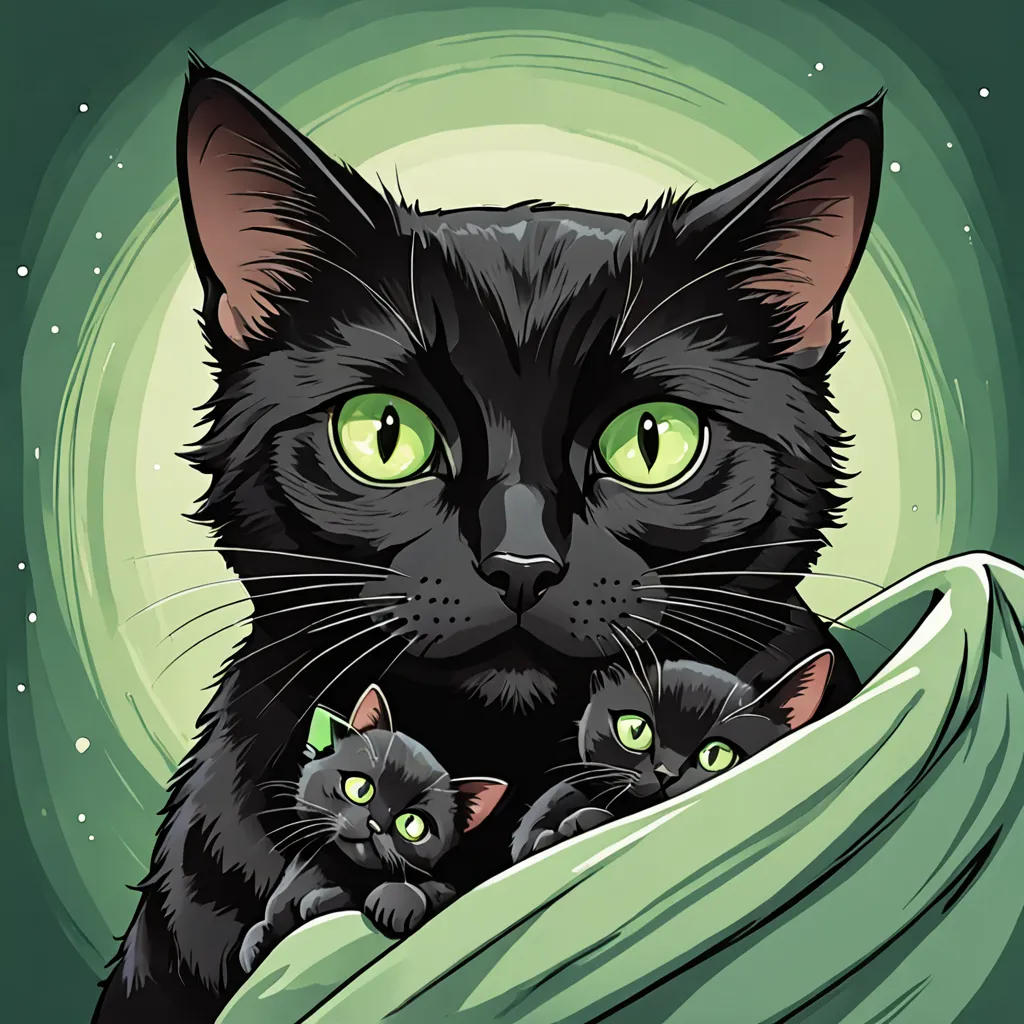 The Journey of Luna: The Black Cat Who Found Love