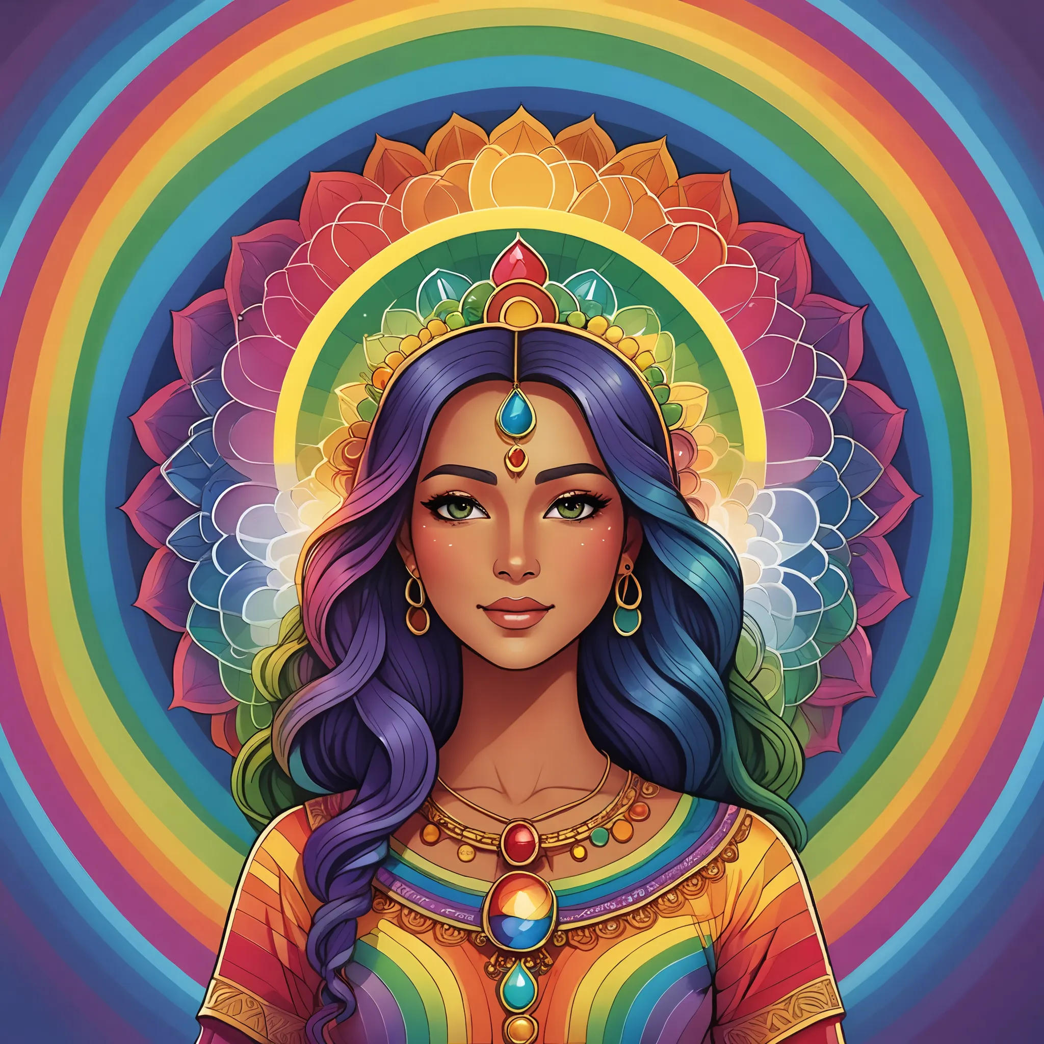 Rainbow's Journey through the Chakra System