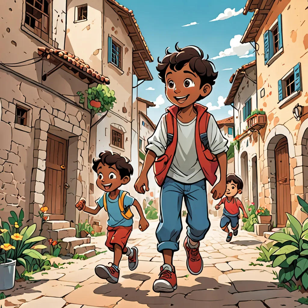 The Happy Village Boy