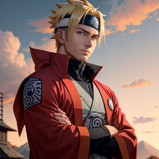 Naruto 7th Hokage Sage Mode  Naruto uzumaki hokage, Naruto