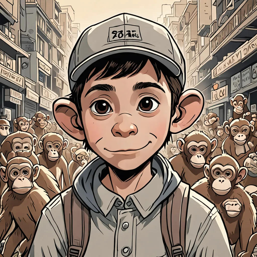 The Cap Seller and the Mischievous Monkeys