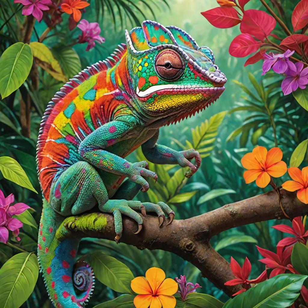 The Colorful Chameleon