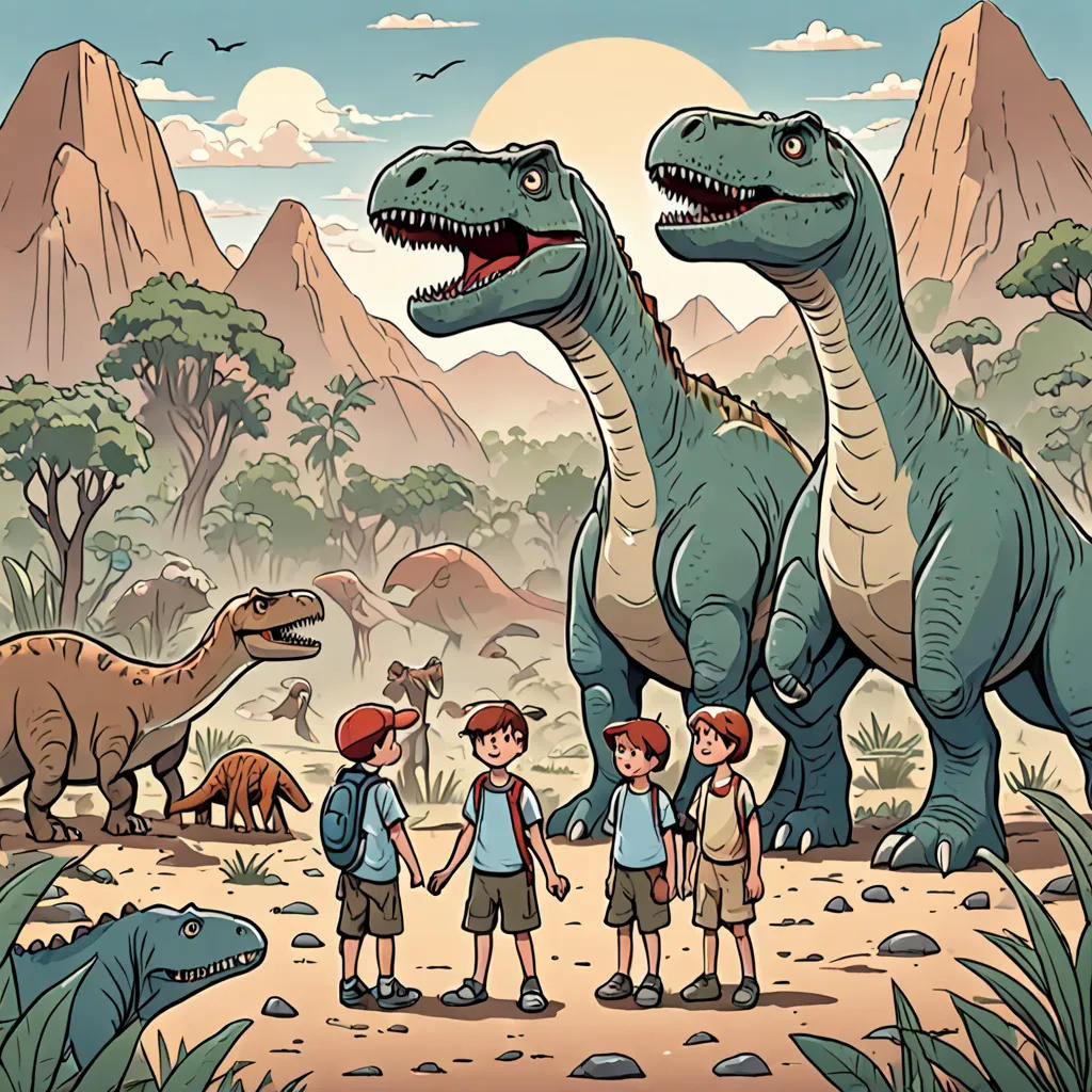 Aventure au pays des dinosaures