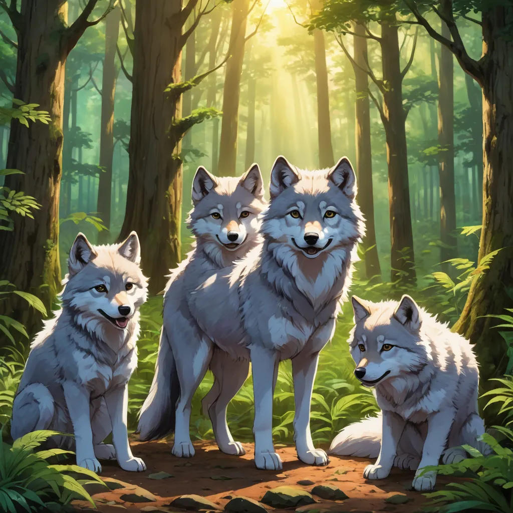 The Wise Wolf Cubs