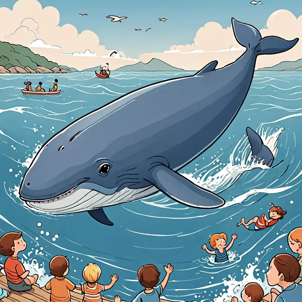 The Joyful Blue Whale