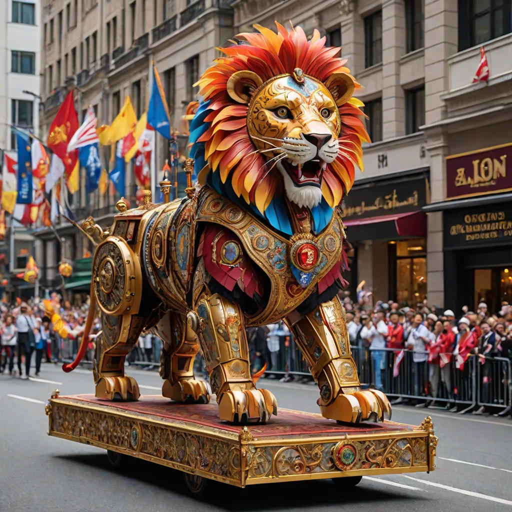 The Majestic Lion Automaton Parade