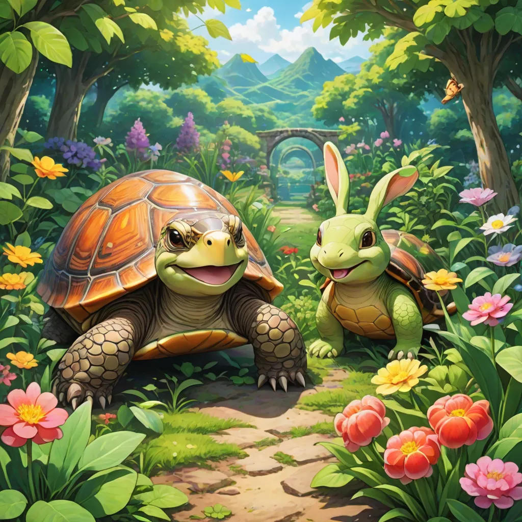 The Unlikely Duo: Turtle and Rabbit