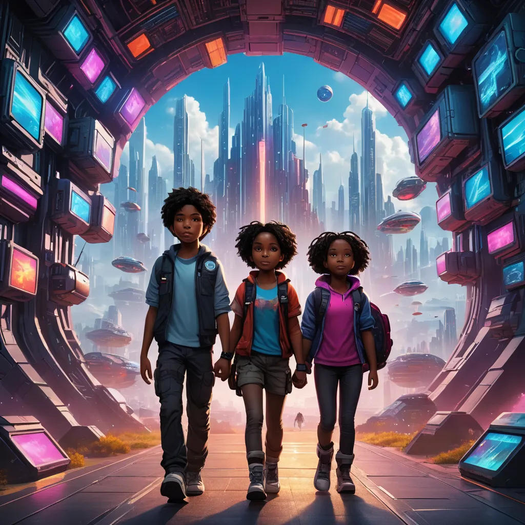 The Time Travelers: Xavier and Ashton's Futuristic Quest