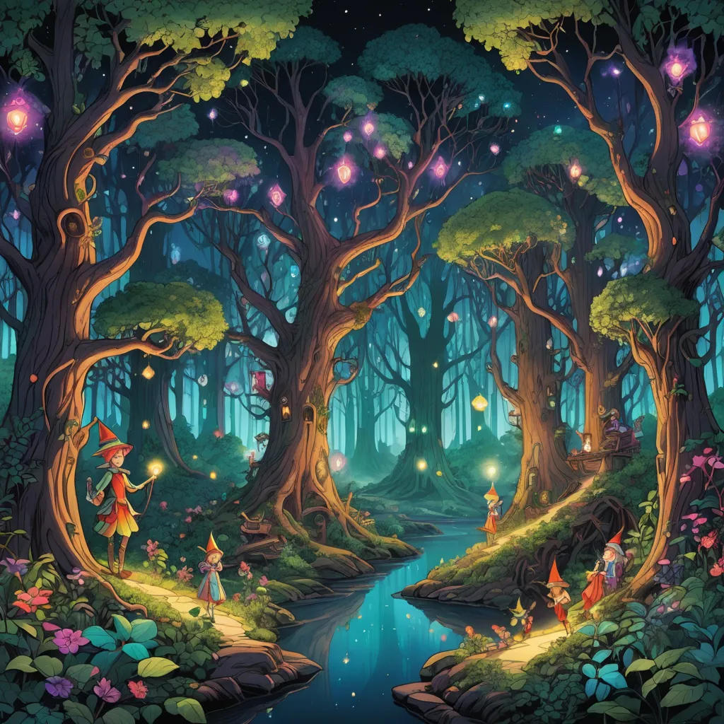 The Enchanted Forest: A Psychedelic Delight