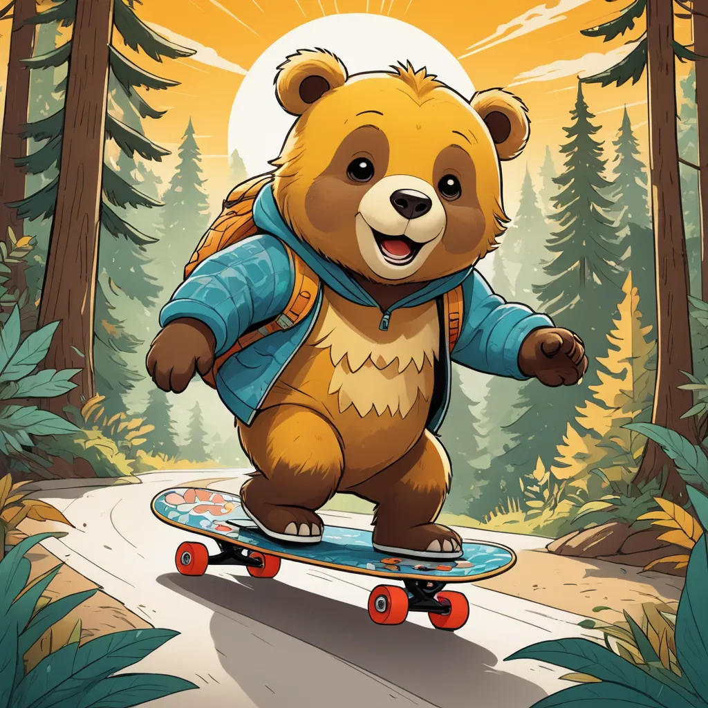 Bear on Wheels