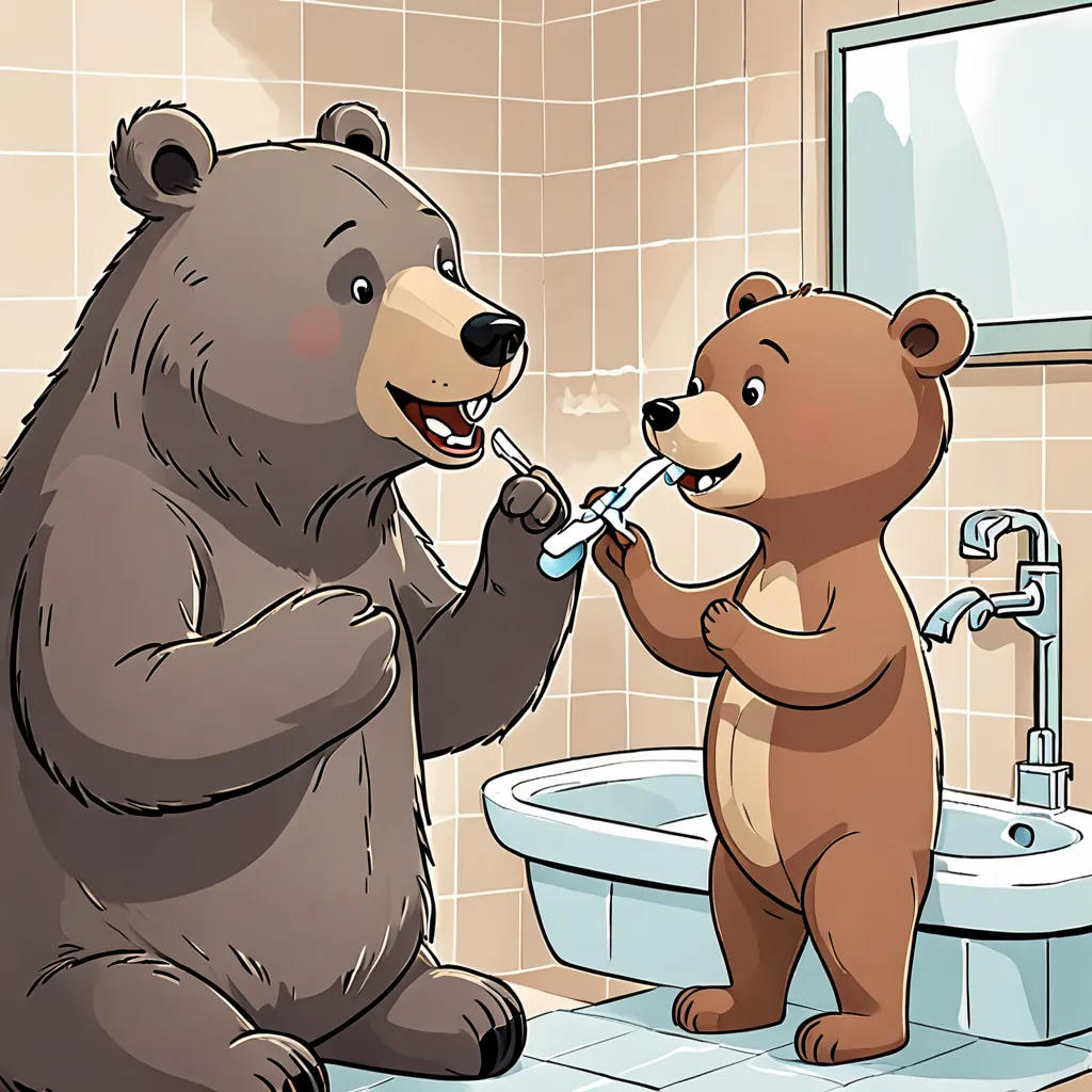 Brushing with Benny the Bear