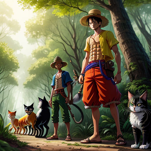 The Strawhat Pirates and the Warrior Cats