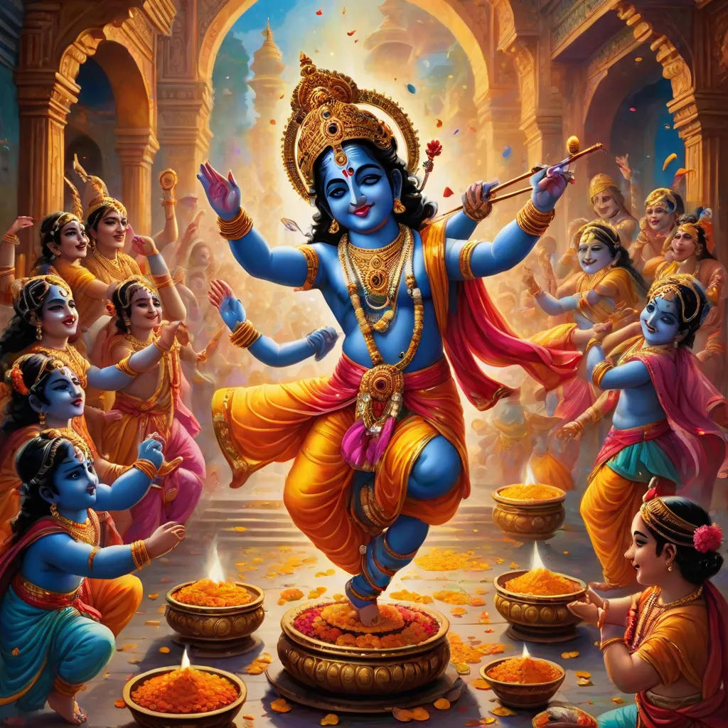 The Mischief of Lord Krishna: A Janmashtami Celebration