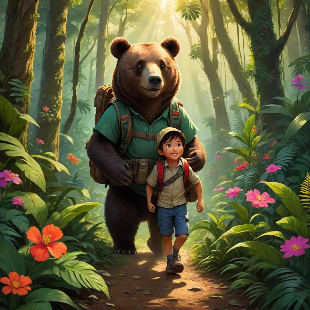 The Jungle Explorer and the Missing Rainbow