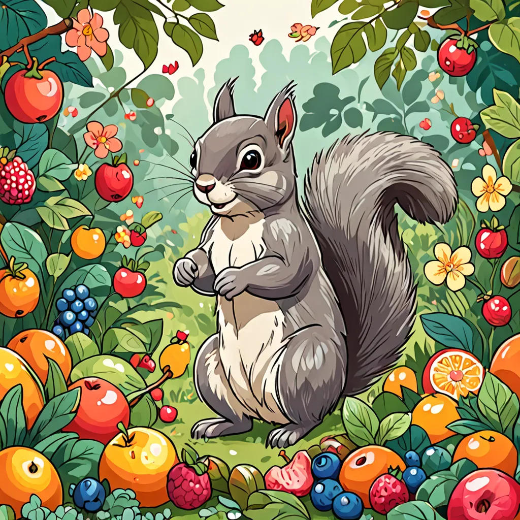 The Mischievous Squirrel