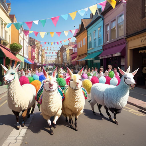 The Laughing Llamas of Lollipop Lane