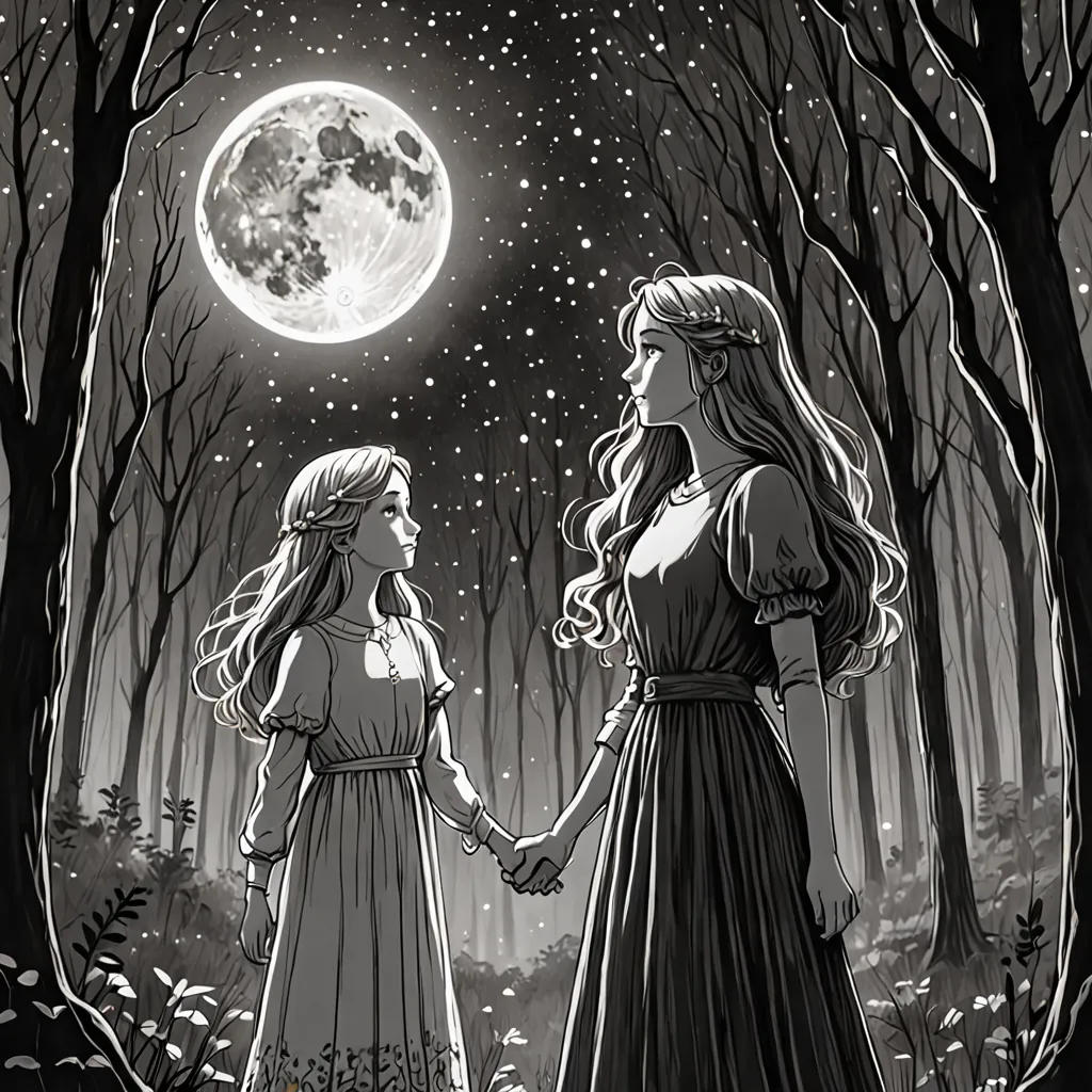Sister of Shining Hair and Moonlit Eyes