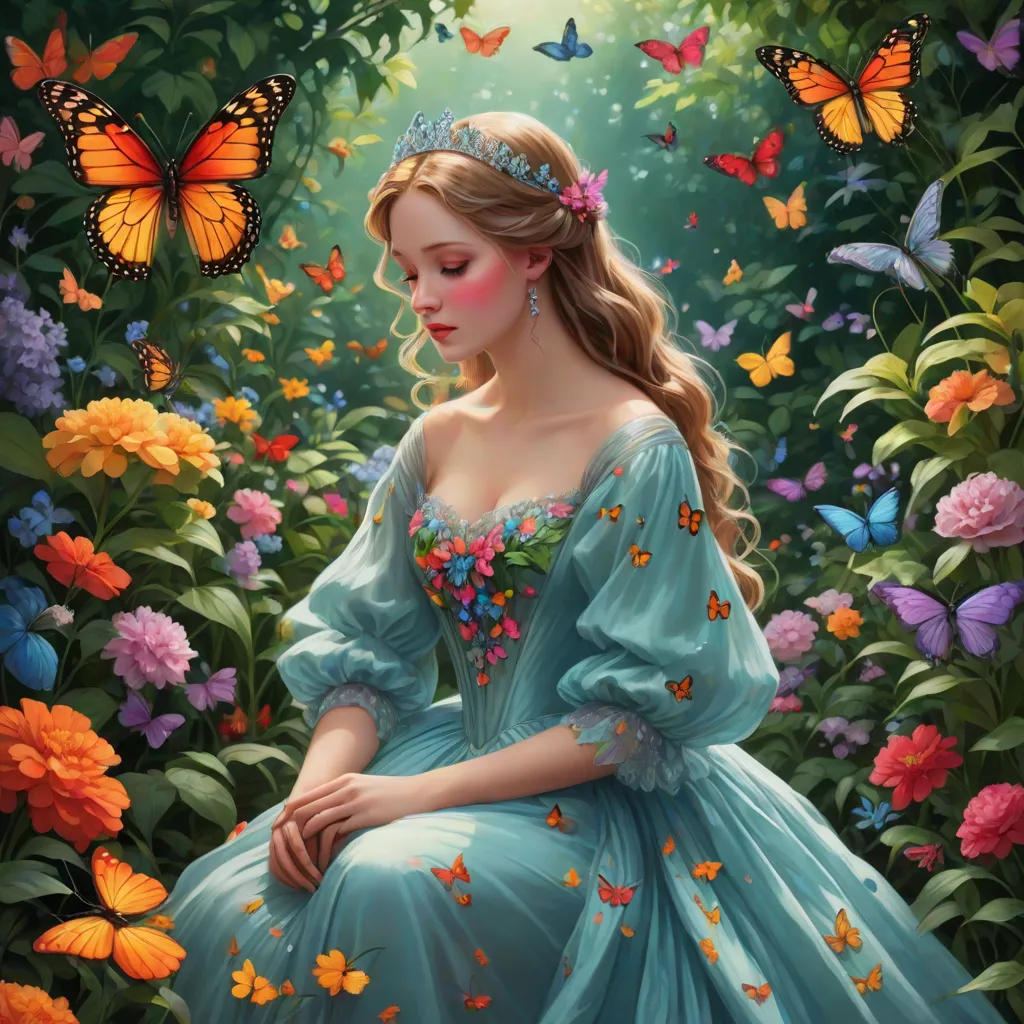 The Sad Princess and the Butterfly