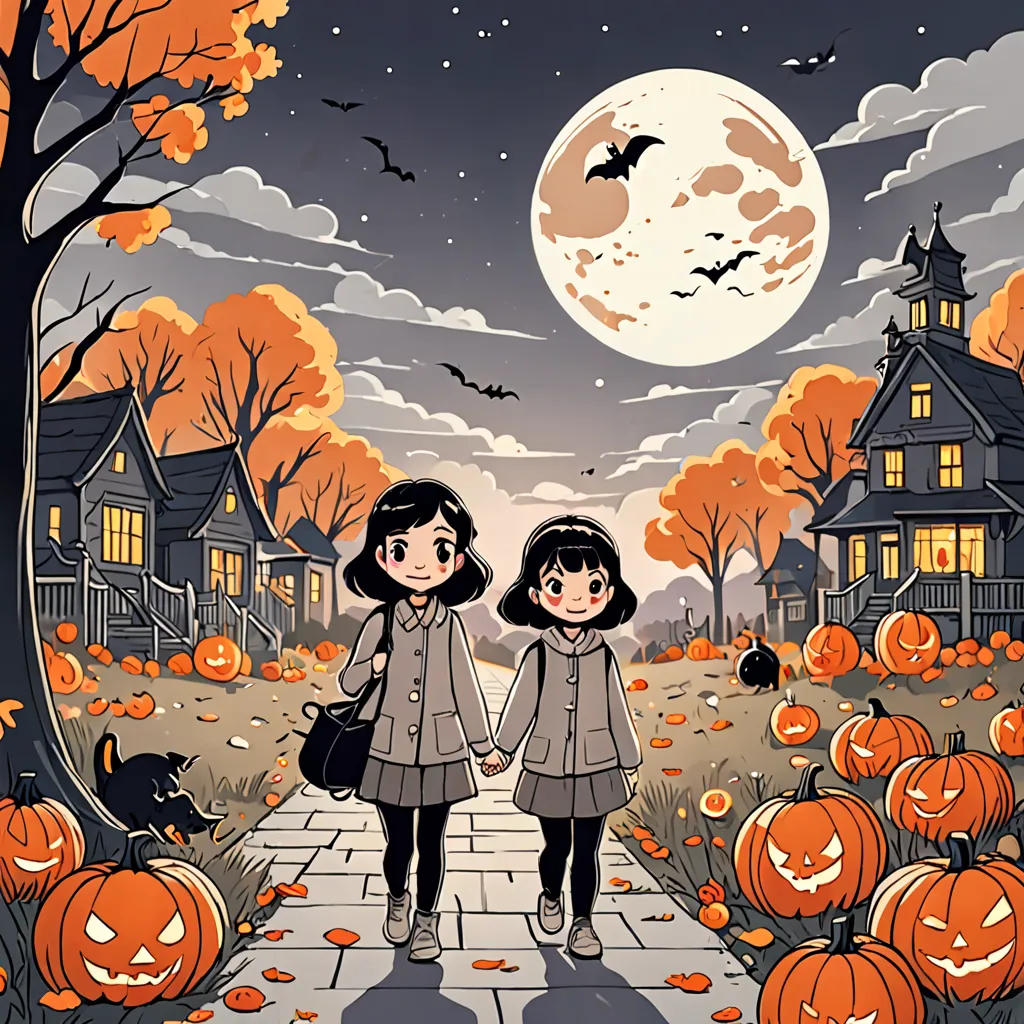 Lili And Peng's Halloween Adventure