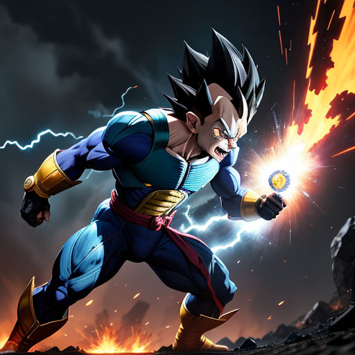 ArtStation - Vegeta Final Flash