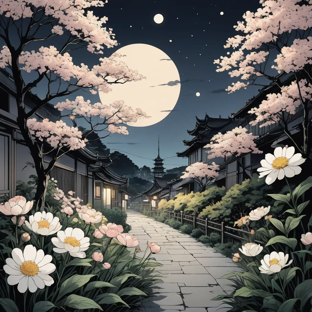 月夜に輝く虹色の花 | Story.com 月夜に輝く虹色の花 | Story.com
