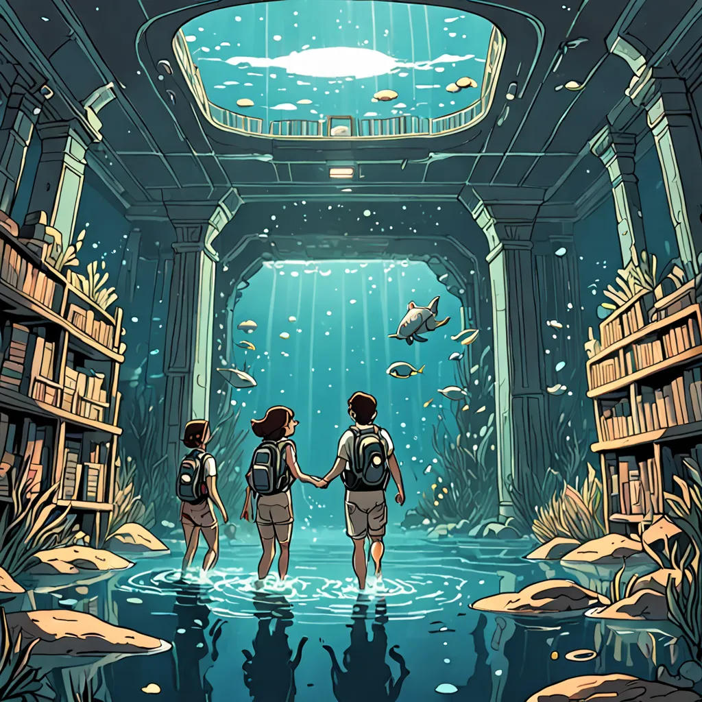 The Guardians of the Underwater Library