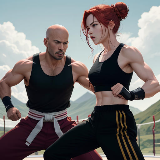 The Intense Training of Sandra and Sasuke