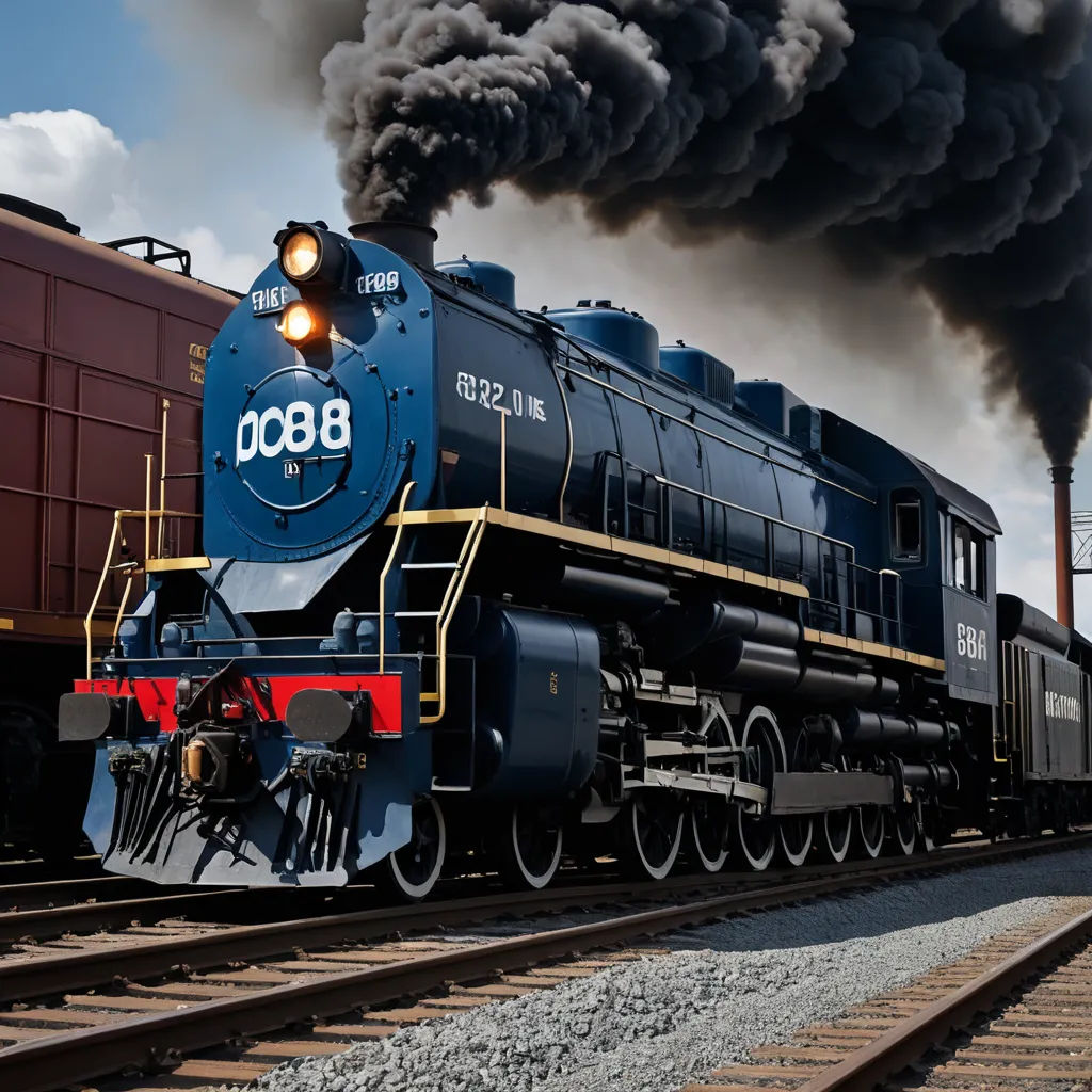 a train with a lot of smoke coming out of it's stacks of smokes on the tracks, precisionism, a digital rendering, Elbridge Ayer Burbank, ue 5