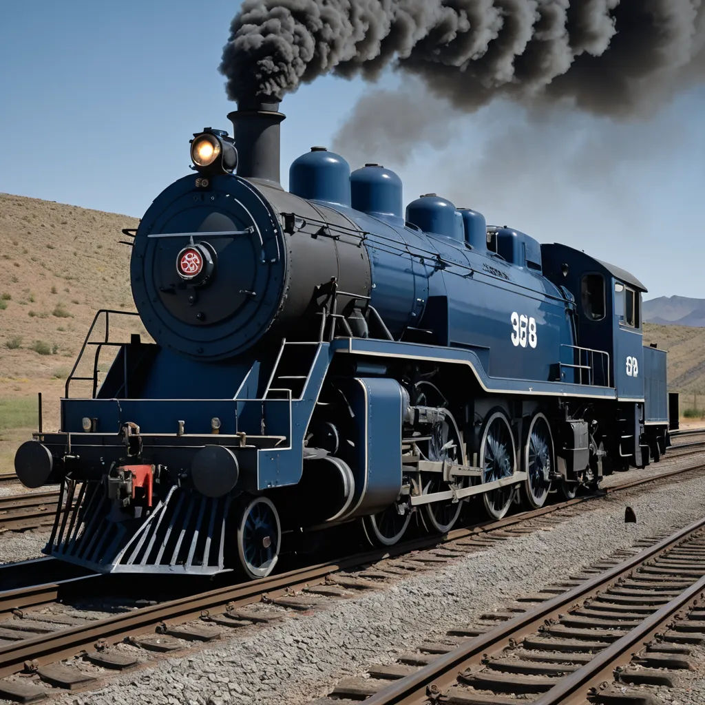 a train is traveling down the tracks with smoke coming out of it's stacks of smokes and steam, precisionism, a digital rendering, Andries Stock, ue 5