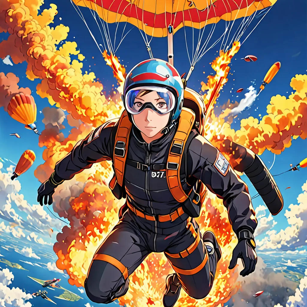 The Skydiving Swimmer