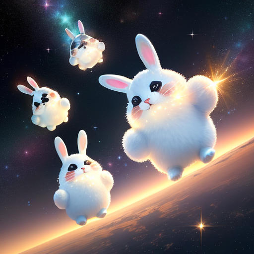 The Bouncing Bunnies in Space