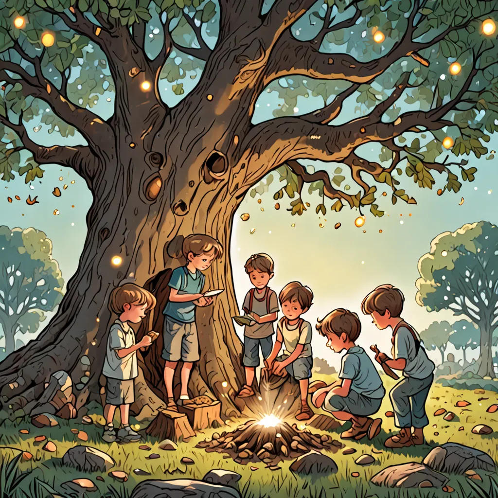 The Lost Treasure of the Oak Tree
