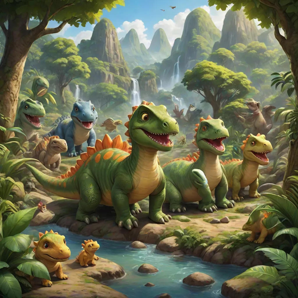Dino's New Friends
