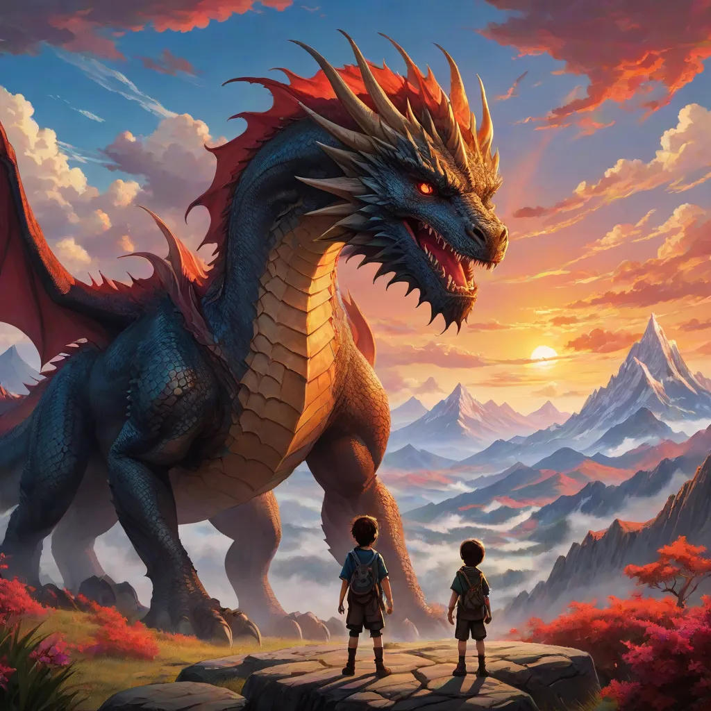 Tom and his Friend a "Dragon"