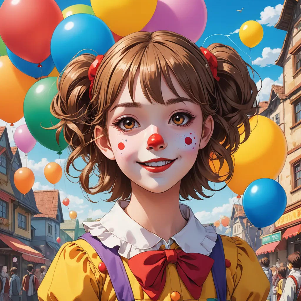 The Clown Girl's Transformation