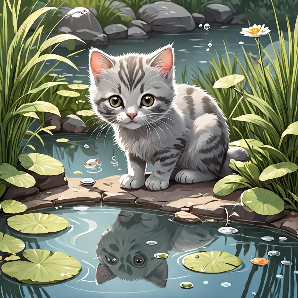 Whiskers' Silver Fish Adventure