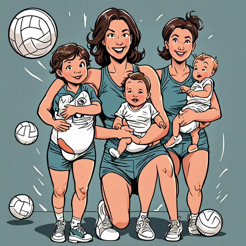 The Smelly Toddler Volleyball Moms