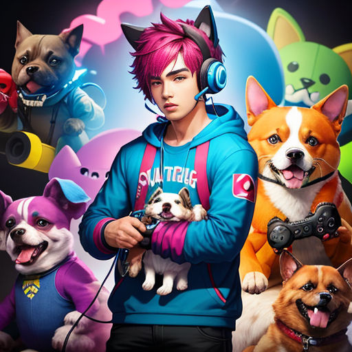 Buddy the Gamer Dog