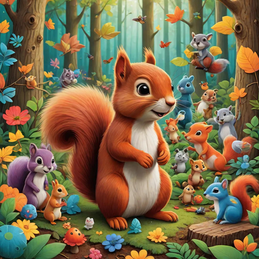 Charlie the Squirrel and the Power of Teamwork