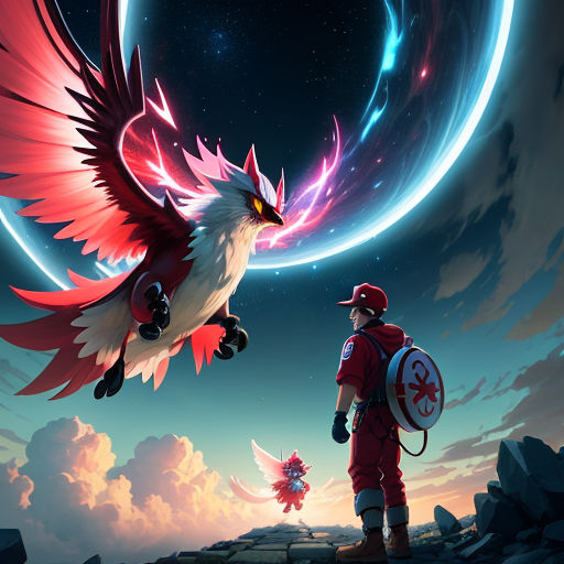 Kirby X Pokemon - Ho-oh & Lugia