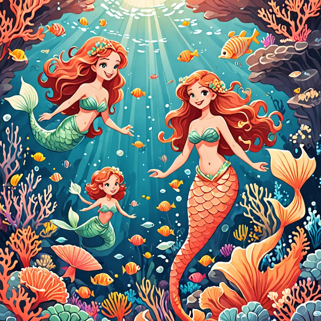 The Mermaid's Magical Underwater World