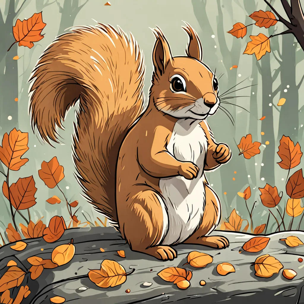 Sammy the Squirrel and the Golden Acorn