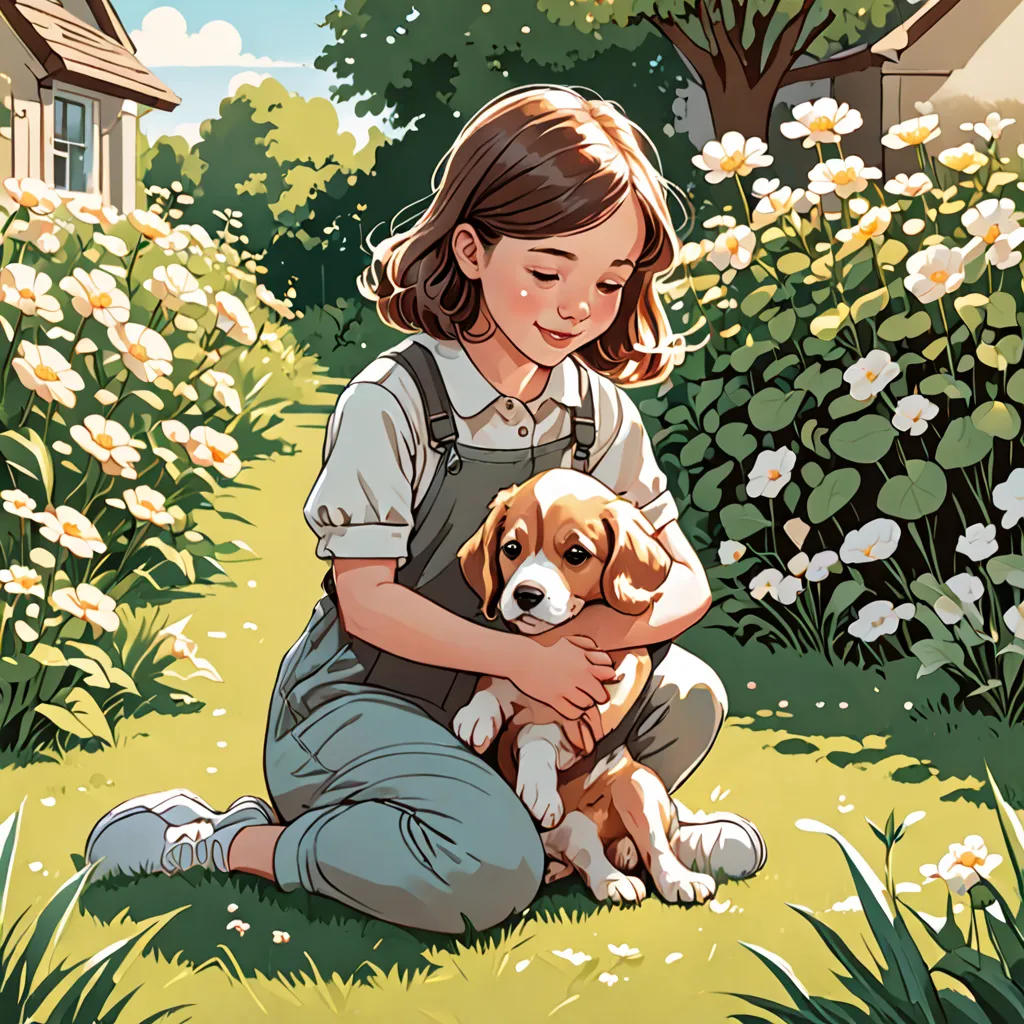Christy and the Puppy
