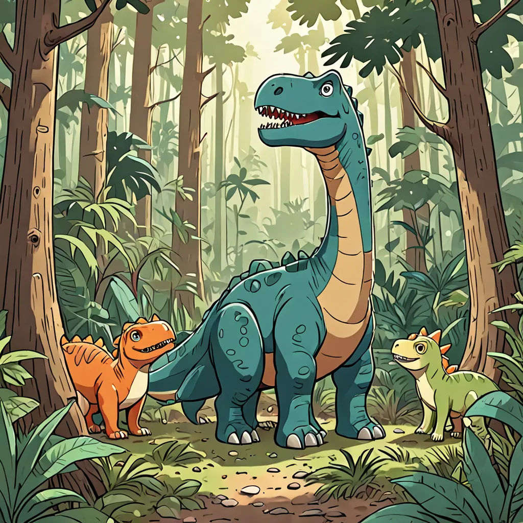 As Aventuras de Davi e seus Amigos na Floresta dos Dinossauros cover image