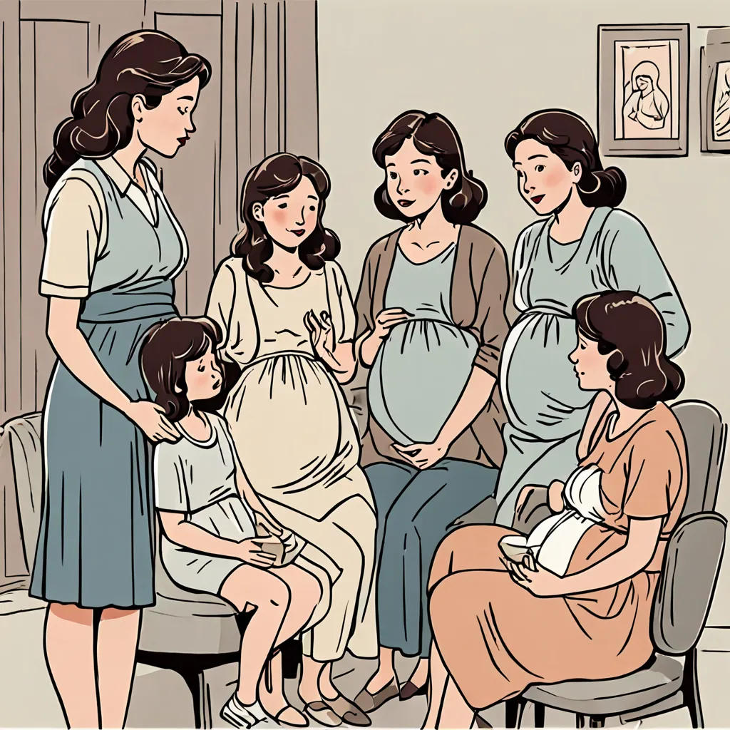 The Curious Child and the Pregnant Women