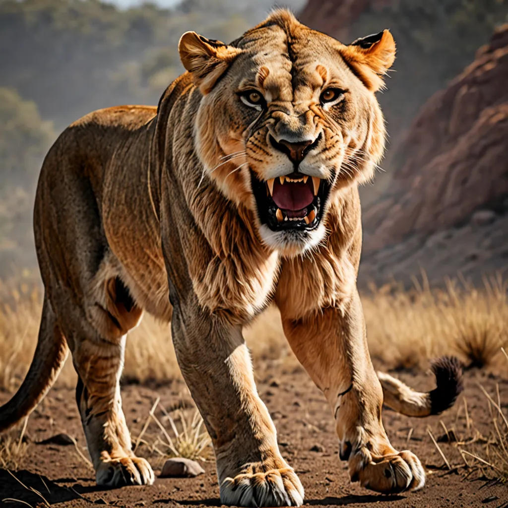The Hungry Lioness